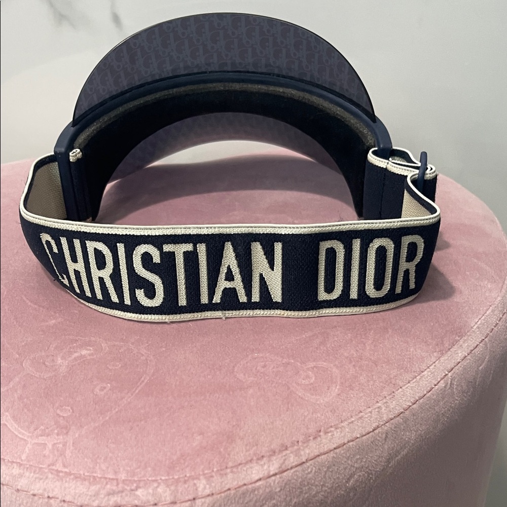 Dior Dark Blue Monogram Visor - Picture 3 of 5